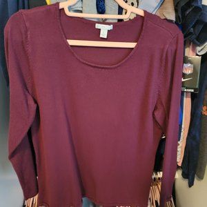 Burgundy Long Sleeve